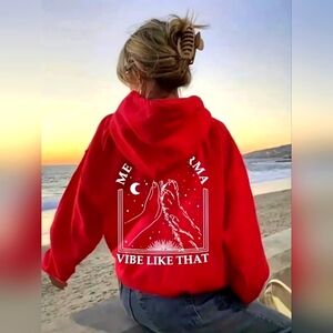 Taylor Swift RED Me and Karma Vibe Hoodie Sweatshirt Tortured Poets Department